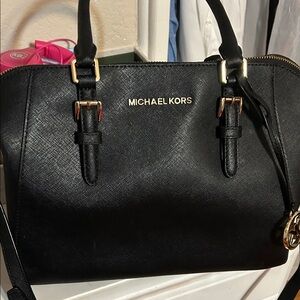 Michael Kors Black Satchel Bag